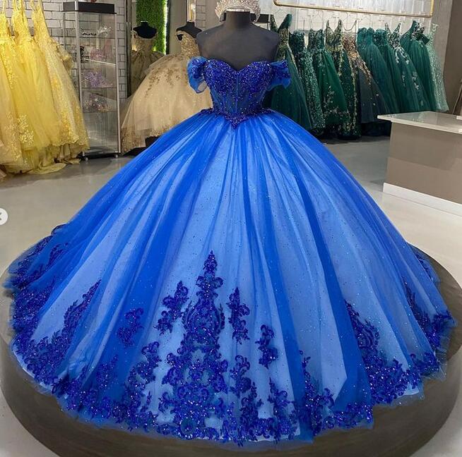Off the Shoulder Quinceanera Dress Ball Gown, Sweet 16 Dresses DTQ102