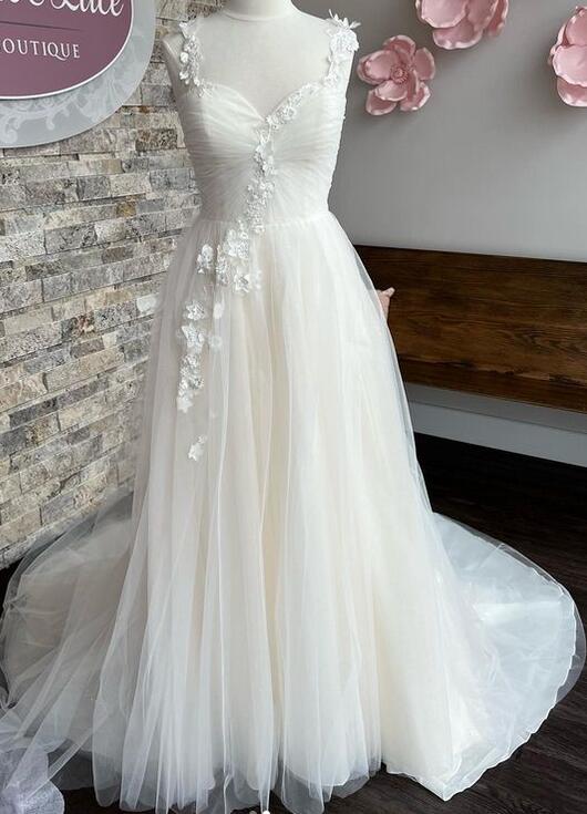 A-line Wedding Dress, Bridal Gown ,Dresses For Brides DTB129
