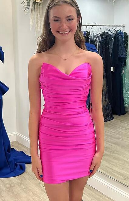 Strapless Sexy Homecoming Dress