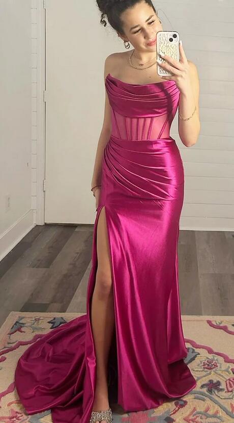 2024 New Red Long Prom Dress