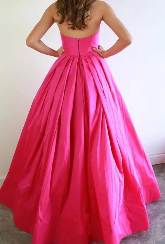 Strapless Long Prom Dress with Bow Tie