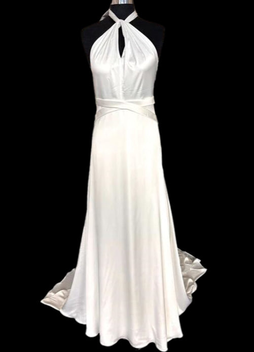 Halter Neck A-line Wedding Dress