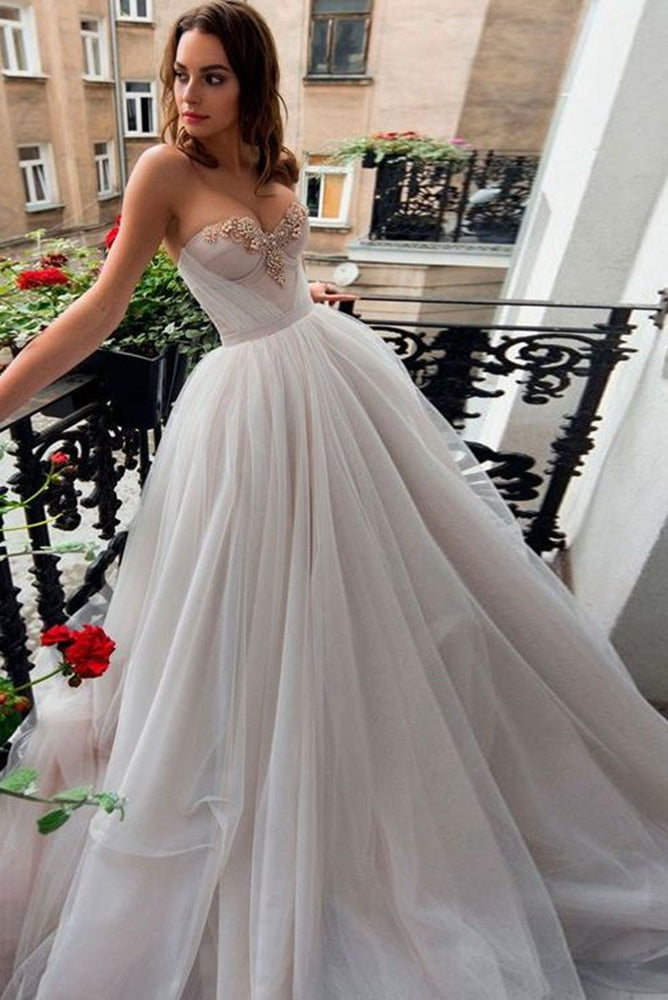 Strapless Wedding Dresses,Bridal Dresses DT1374