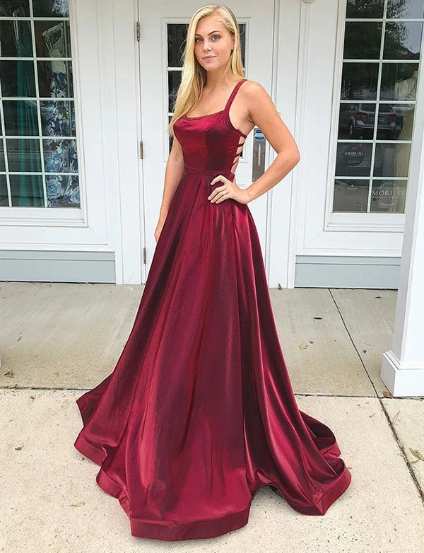 Sexy Long Prom Dress, Formal Dress, Evening Dress, Dance Dresses, Graduation School Party Gown