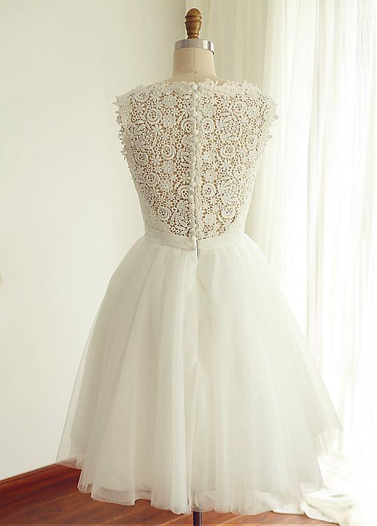 Short Wedding Dress, Wedding Receiption Dress, Bridal Gown ,Dresses For Brides