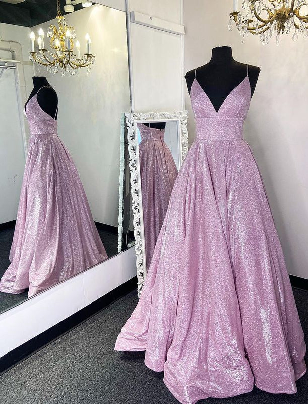 Sparkly Long Prom Dress,Prom Dresses,Pageant Dress