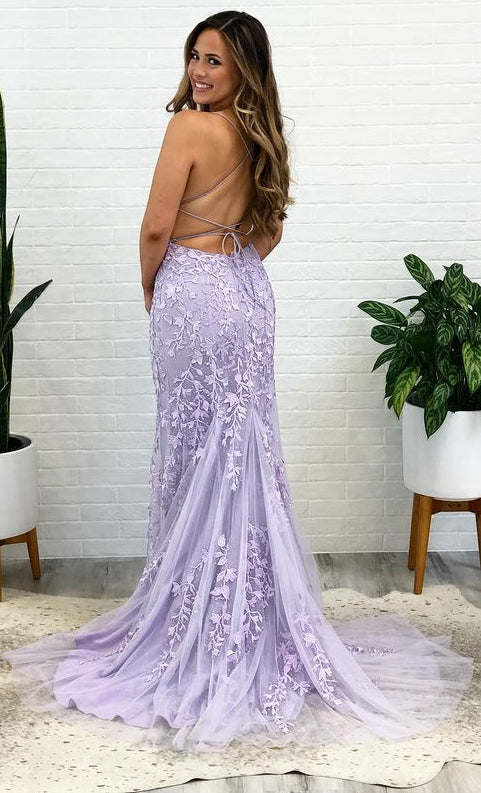 Tulle/Lace Prom Dress Long with Appliques and Beading,Prom Dresses,Pageant Dress