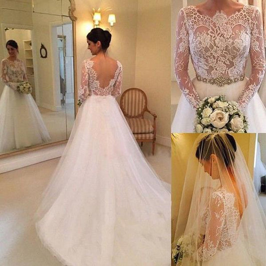 Wholesale New Style Wedding Dress V Back, Bridal Gown ,Dresses For Brides