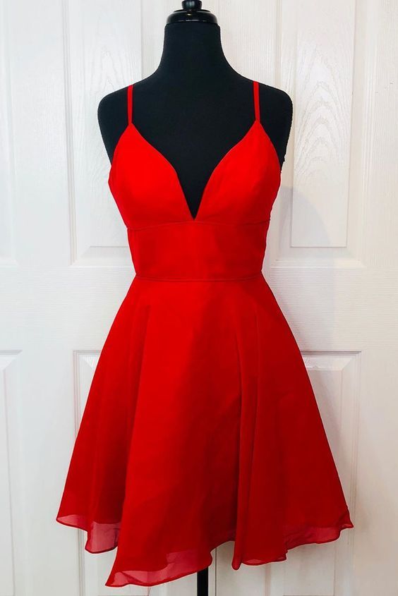 Short Red Homecoming Dresses,Short Prom Dress,Dance Dress