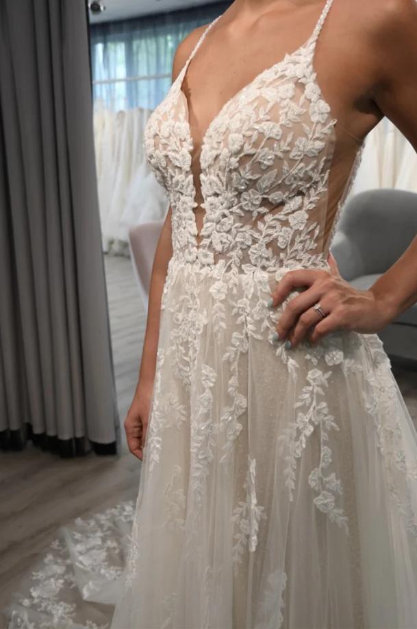 A-line Tulle/Lace Wedding Dresses DT1561