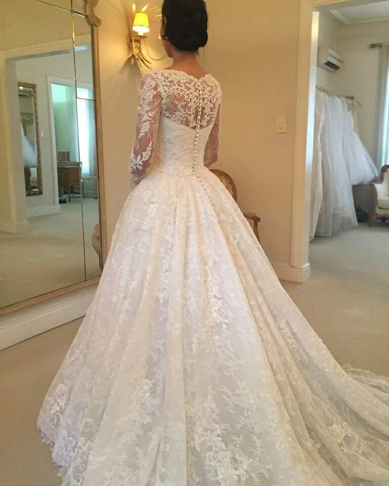 New Style Lace Wedding Dress , Bridal Gown ,Dresses For Brides