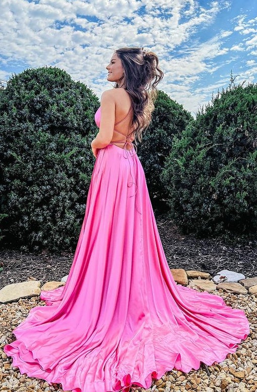 Sexy Prom Dress with Slit 2022, Formal Dress, Dance Dresses, Graduation School Party Gown