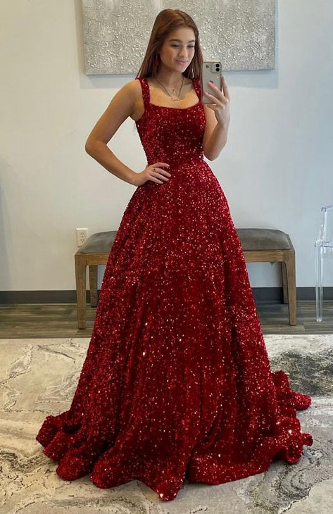 2023 Sparkly Long Prom Dresses DT1502