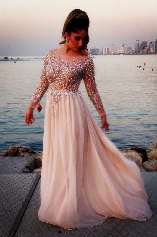 Prom Dress For Teens Long Sleeves, Prom Dresses, Graduation School Party Gown