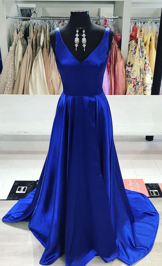 Royal Blue Prom Dress 2021, Formal Dress, Evening Dress, Dance Dresses, Graduation Party Dress