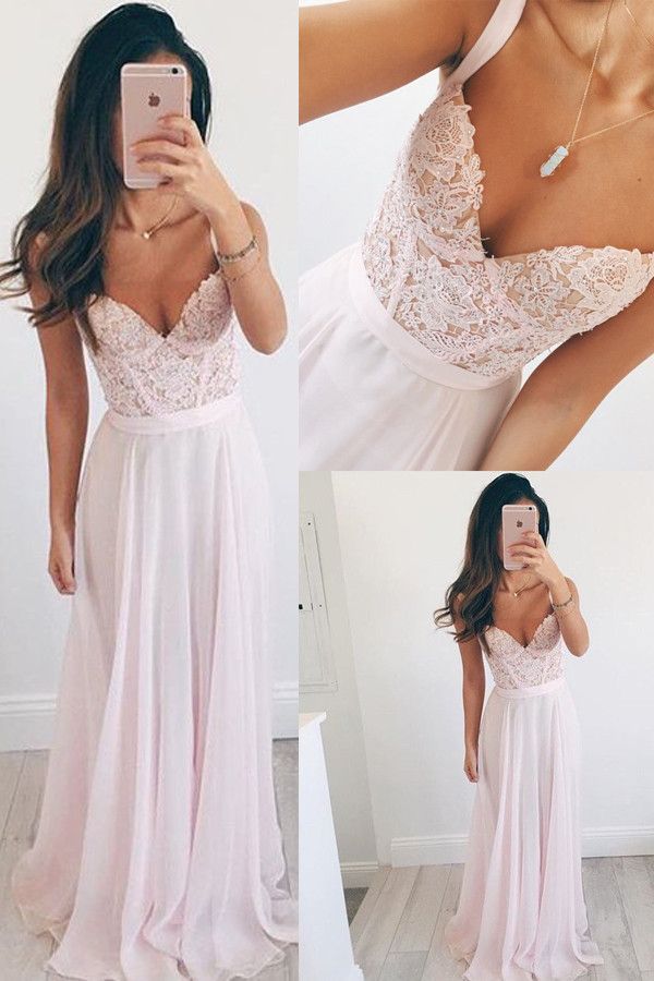 Baby Pink Prom Dress, Prom Dresses, Evening Gown, Graduation School Party Dress, Winter Formal Dress