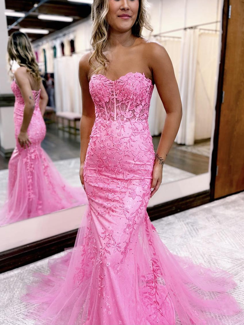 Sexy Lace Long Prom Dresses,Hoco Dresses, Party Dresses DT1424