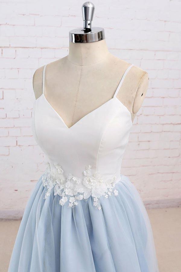 Princess Prom Dress Light Blue, Evening Dress, Formal Dresses, Graduation School Party Dance Dress, DT0387