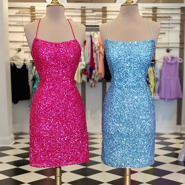 Sparkling Homecoming Dress , Short Prom Dress, Formal Outfit, Back to School Party Gown