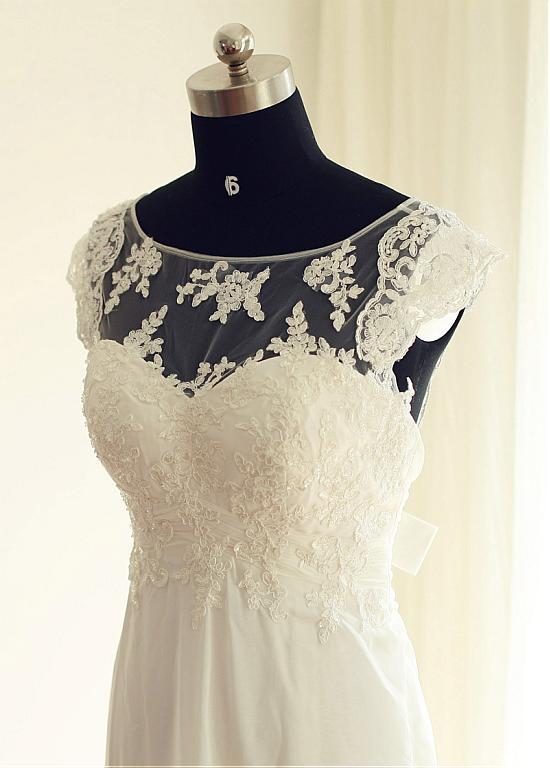 Chiffon Wedding Dress, Bridal Gown ,Dresses For Brides