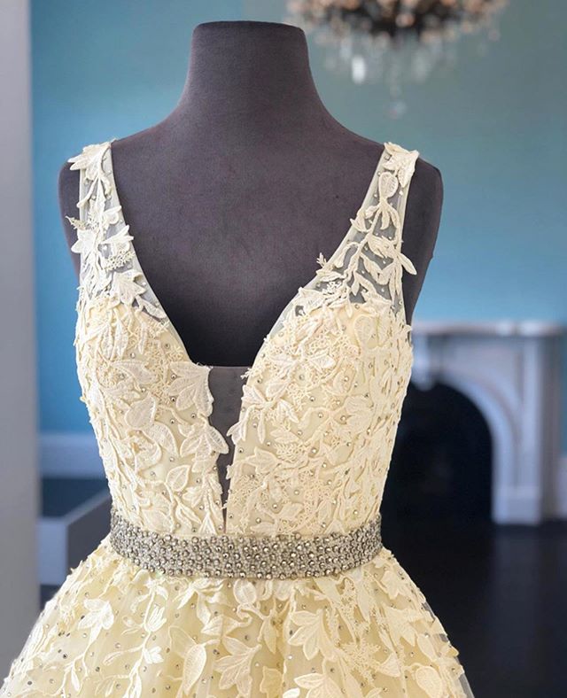 Yellow Prom Dress 2021 Formal Dress, Evening Dress, Dance Dresses