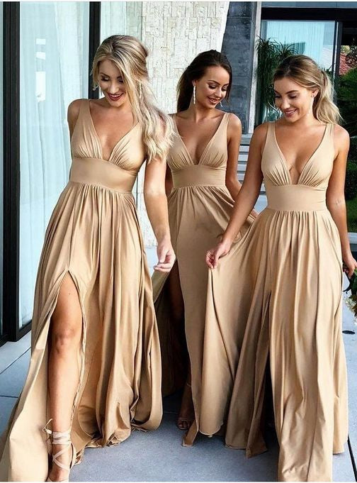 Simple Long Prom Dress,Prom Dresses,Pageant Dress,Sexy Bridesmaid Dress