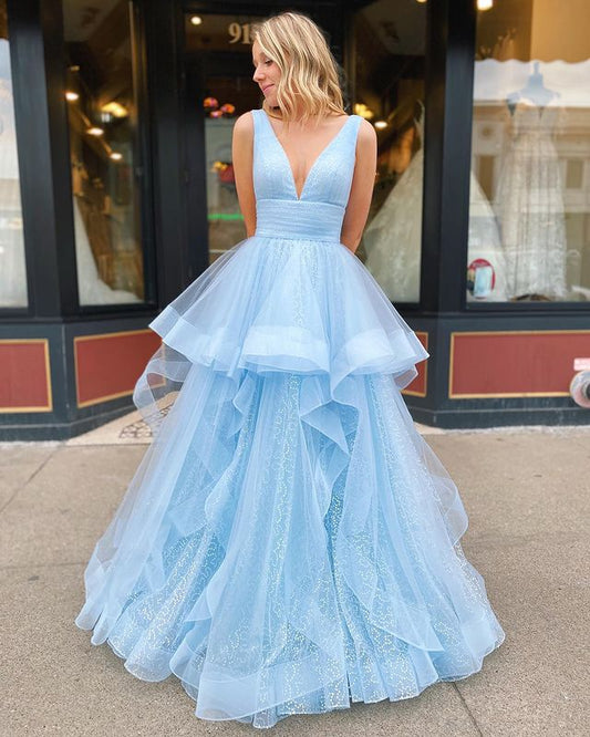 Sparkly Long Prom Dress,Prom Dresses,Pageant Dress
