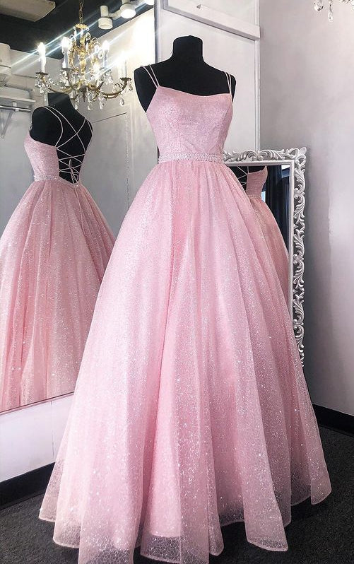 Sparkly Long Prom Dress,Prom Dresses,Pageant Dress