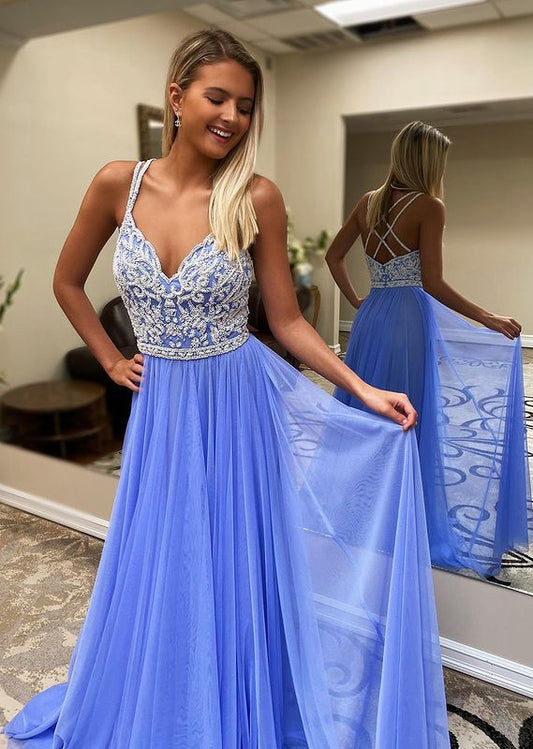 Beading Long Prom Dress,Prom Dresses,Pageant Dress