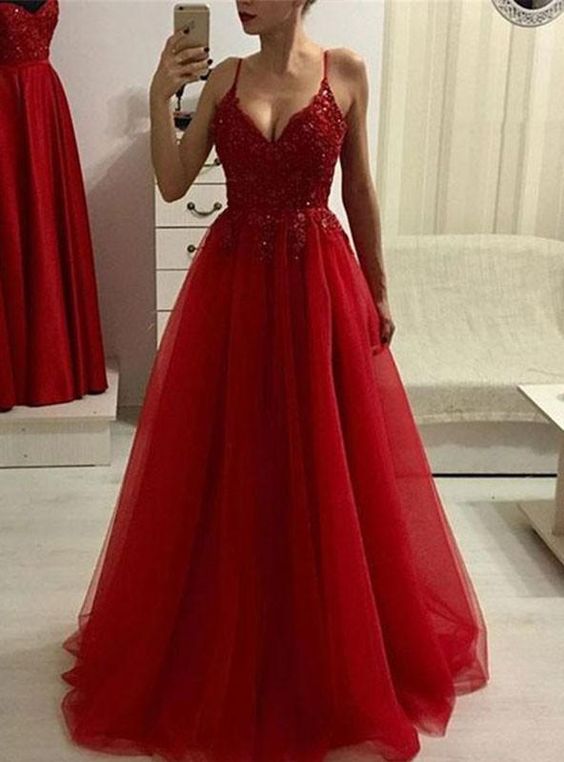 Sexy Beading Long Prom Dress,Charming Evening Dress,Dance Dress ...
