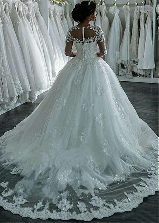 New Style Wedding Dress Long Sleeves, Dresses For Wedding, Bridal Gown ,Bride Dress, Dresses For Brides