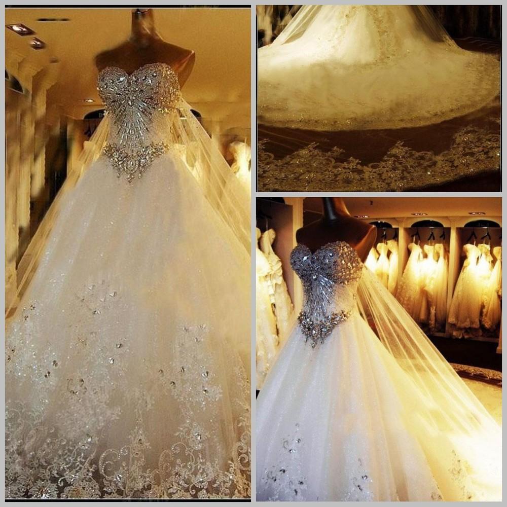 Luxury Wedding Dress Long Train, Dresses For Wedding, Bridal Gown ,Bride Dress, Dresses For Brides