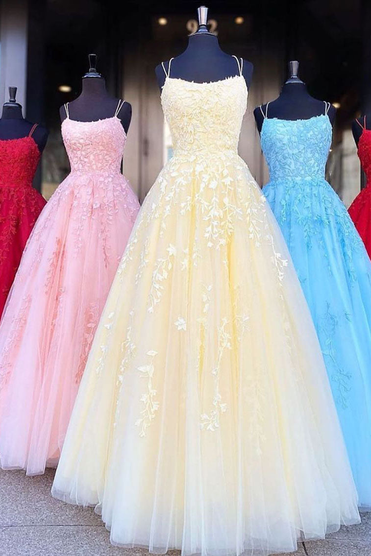 Backless Lace Prom Dress,Pageant Dress, Evening Dress, Ball Dance Dresses,
