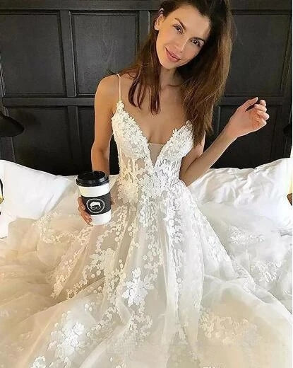 Sexy Lace Wedding Dress, Bridal Gown ,Dresses For Brides