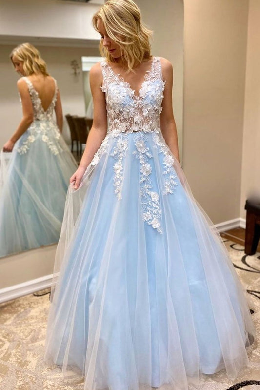 Long Prom Dress Sheer Top, Formal Dress, Evening Dress, Dance Dresses