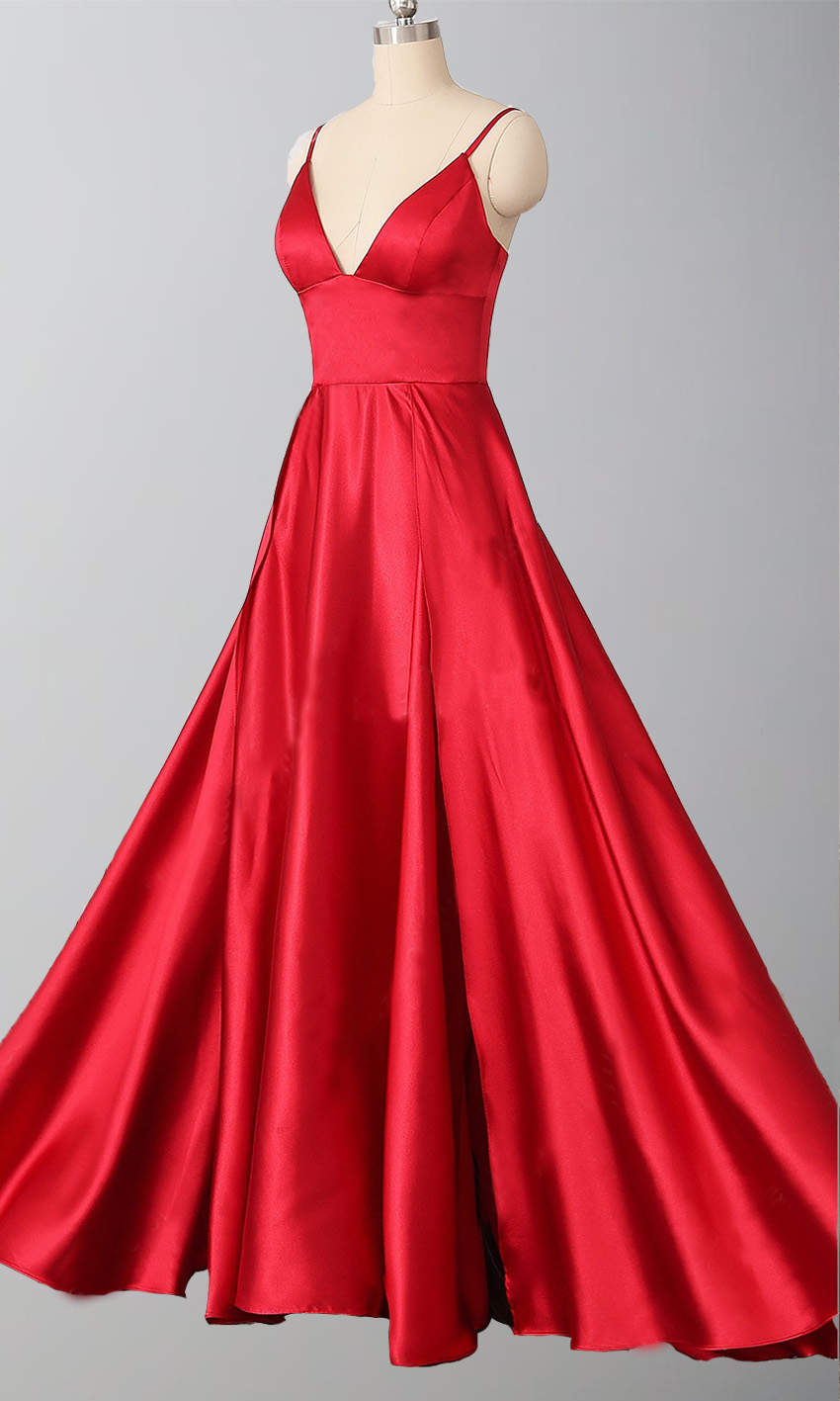 Red Prom Dress 2020, Prom Dresses, Pageant Dress, Evening Dress, Ball Dance Dresses, Graduation School Party Gown