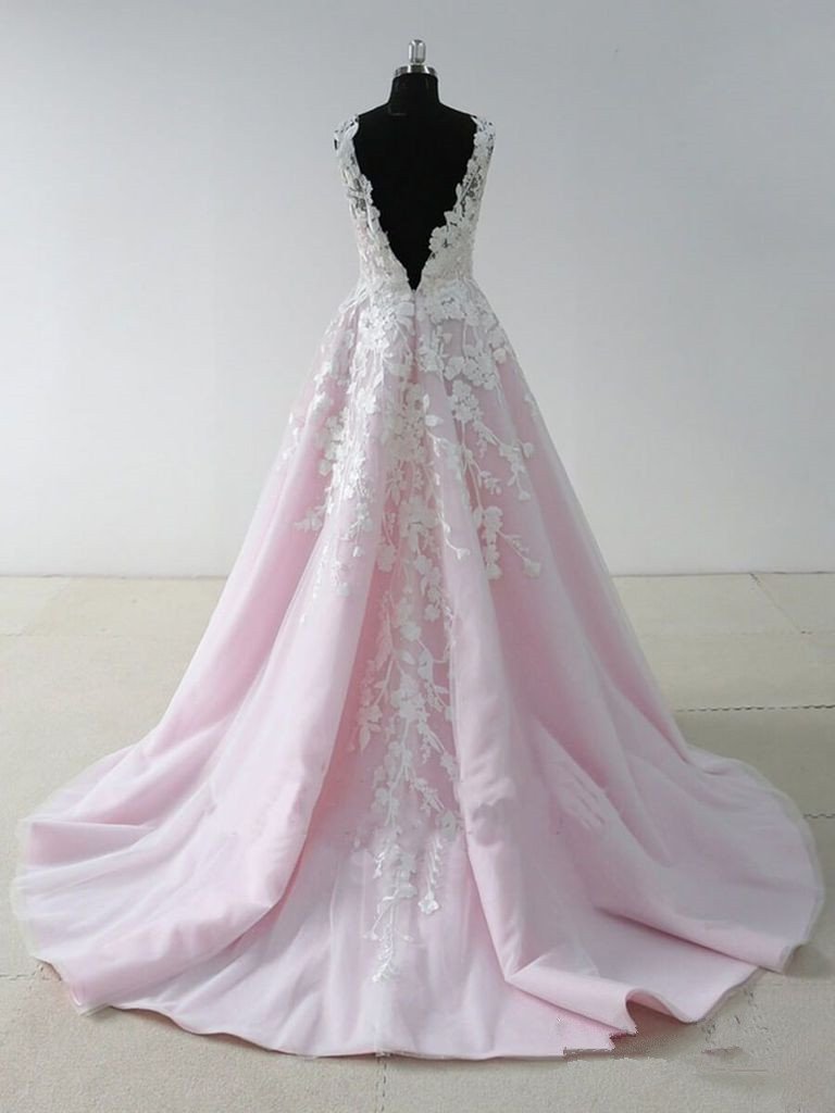 Baby Pink Prom Dress, Evening Dress, Formal Dresses, Graduation School