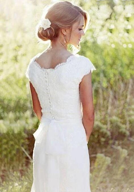 Cheap Wedding Dress with Short Sleeves, Dresses For Wedding, Bridal Gown ,Bride Dress, Dresses For Brides