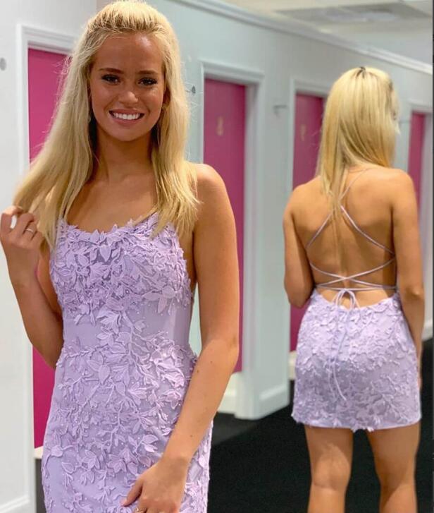 Sexy Lace Homecoming Dress 2021 , Hoco Dress, Short Prom Dress, Formal Outfit, Back to School Party Gown