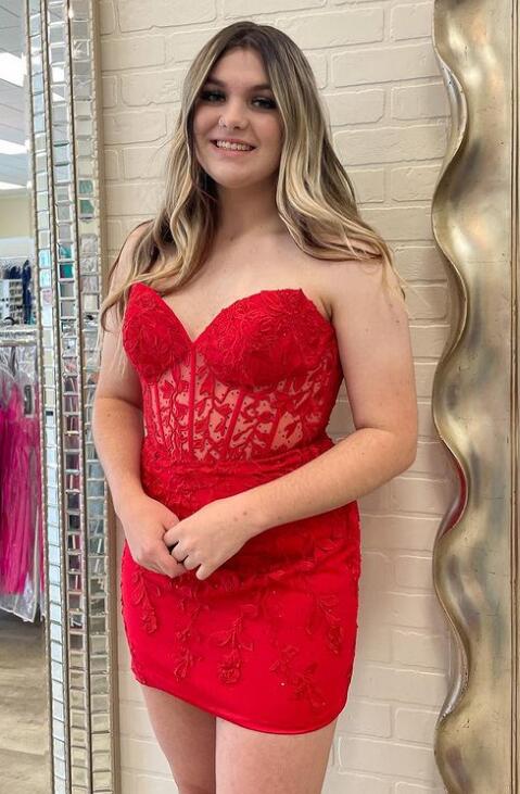 Short Red Homecoming Dresses 2022 , HOCO Dress, Short Prom Dress ,Back To School Party Dress