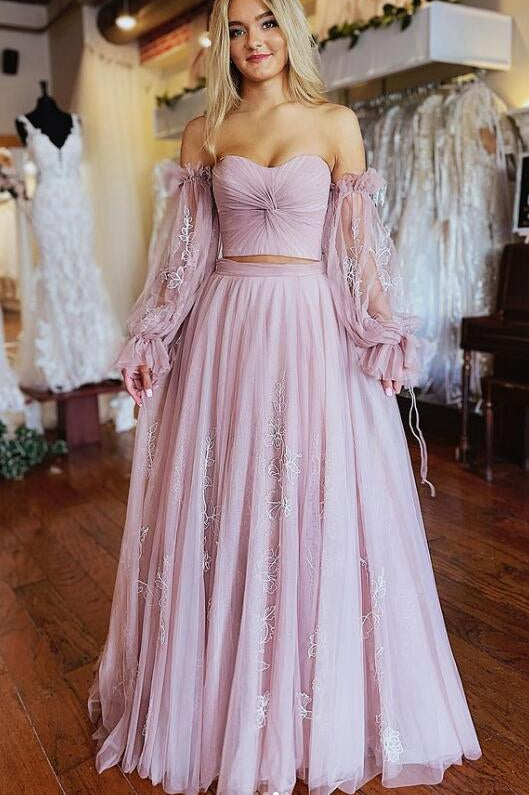 Two Pieces Long Prom Dresses DressesTailor Two Pieces Long Prom Dresses DressesTailor