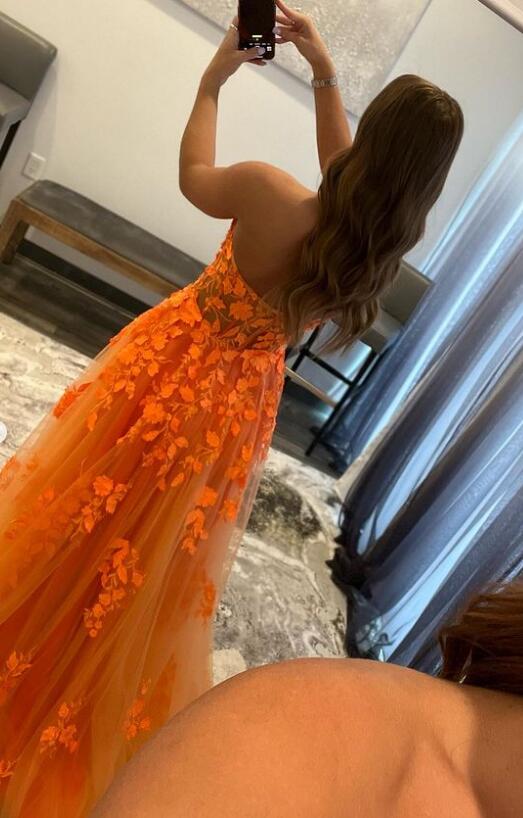 2024 Strapless Leaf Lace Long Prom Dress with Sheer Corset Bodice DressesTailor 2024 Strapless Leaf Lace Long Prom Dress with Sheer Corset Bodice DressesTailor