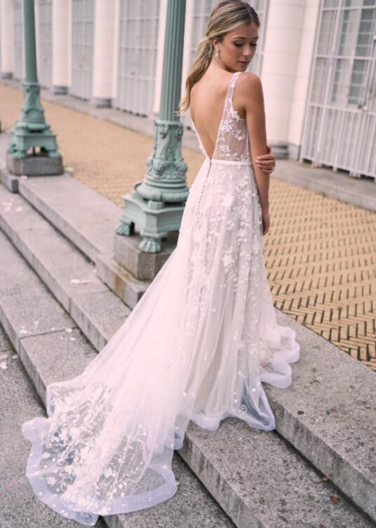 A-line Beach Wedding Dresses,Bridal Dresses DT1384