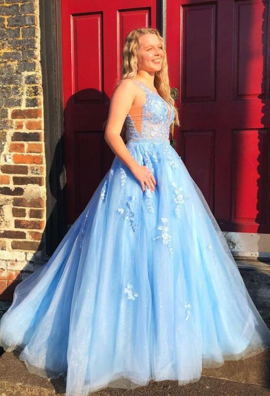 Prom Dresses Long,Formal Gown with Lace-up Back