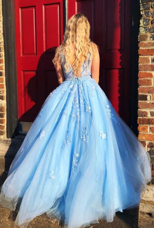 Prom Dresses Long,Formal Gown with Lace-up Back