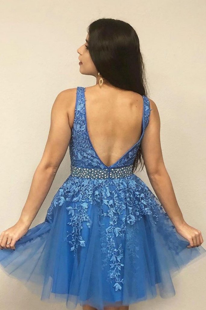 Short Lace Homecoming Dress 2021, Short Prom Dress, Formal Outfit, Back to School Party Gown