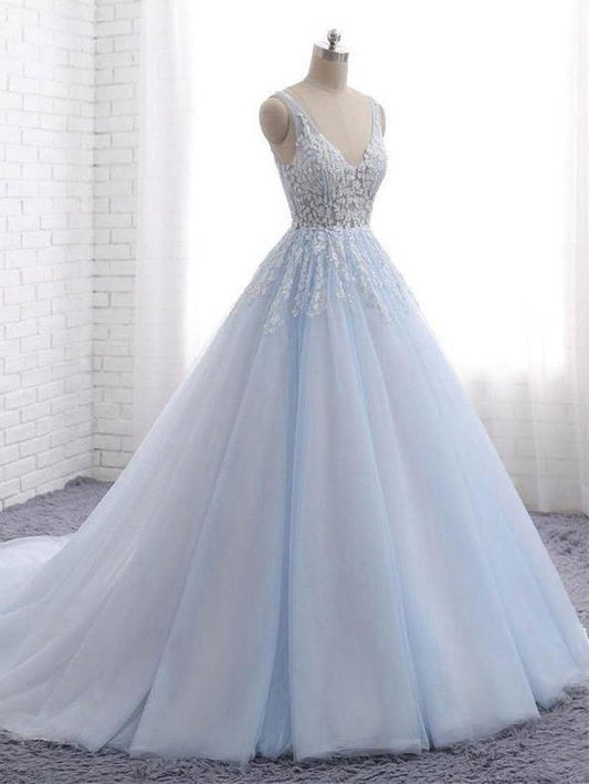 Long Prom Dress Sheer Top, Ball Gown, Dresses For Party, Evening Dress, Formal Dress