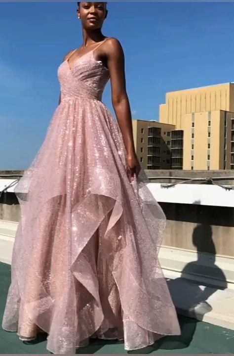 Sparkly Long Prom Dress,Formal Dresses,Dance Dress