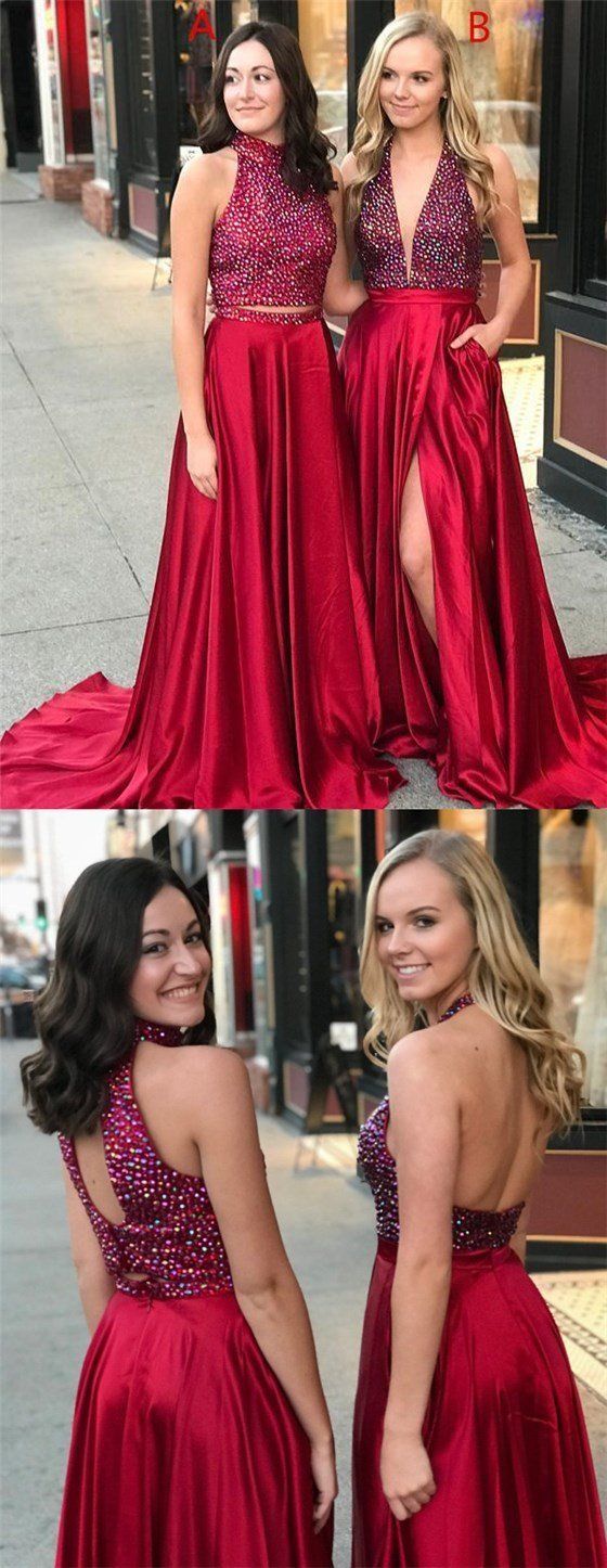 Sexy Prom Dress, Graduation School Party Gown, Winter Formal Dress