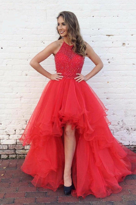 Prom Dress High Low, Dresses For Graduation Party, Evening Dress, Formal Dress